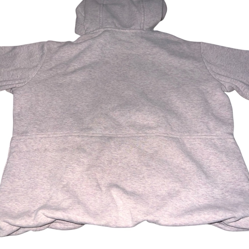EUC Athleta Girl Crazy Cozy Chill Hoodie Heather Pink Lavender Medium 8-10 Comfy - Picture 9 of 10